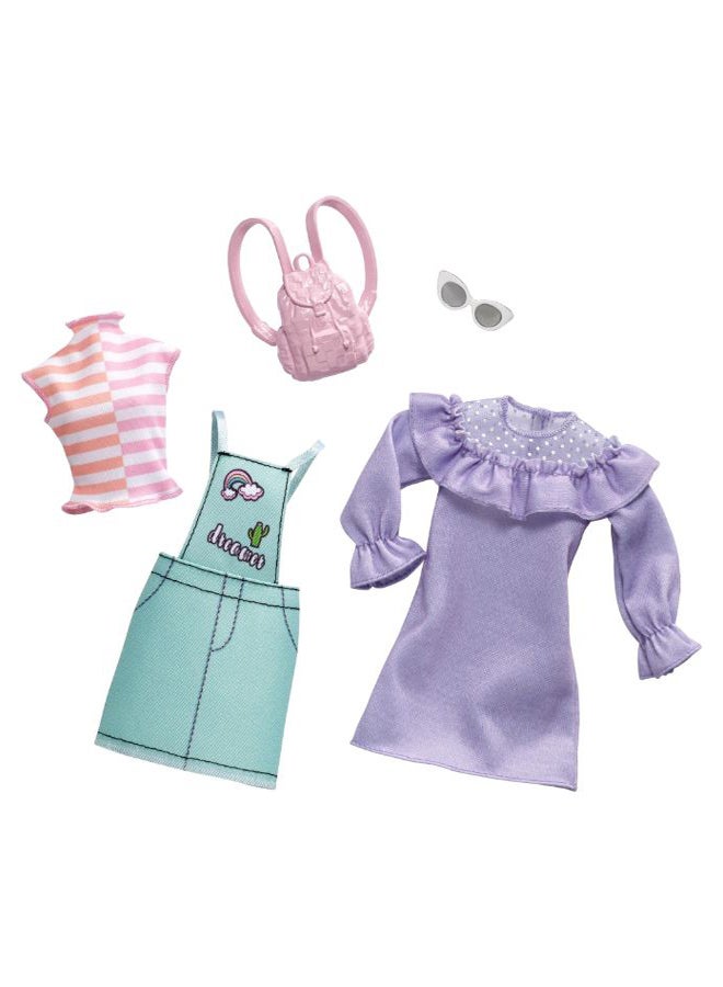 Pastel And Patchwork Doll Costume Set