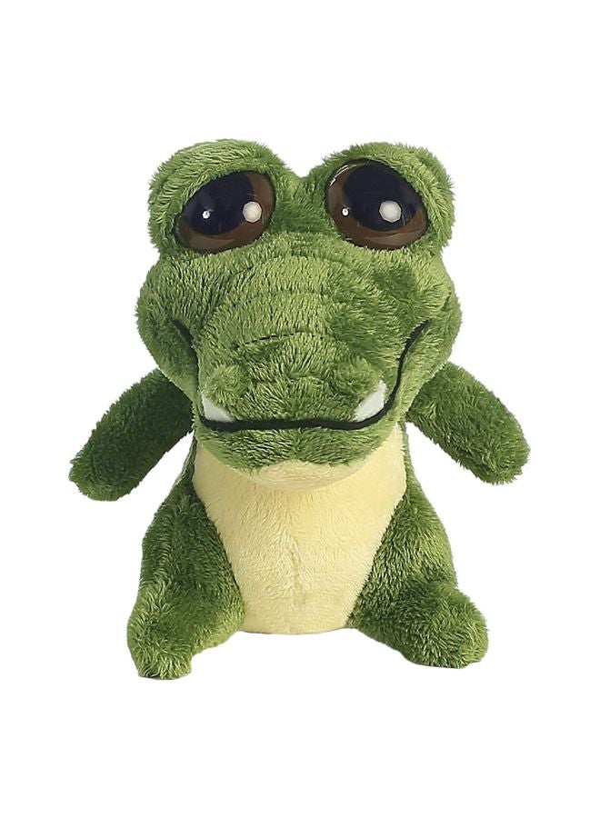 Dreamy Eyes Gator Plush Toy With Bubble Sound17104 5inch