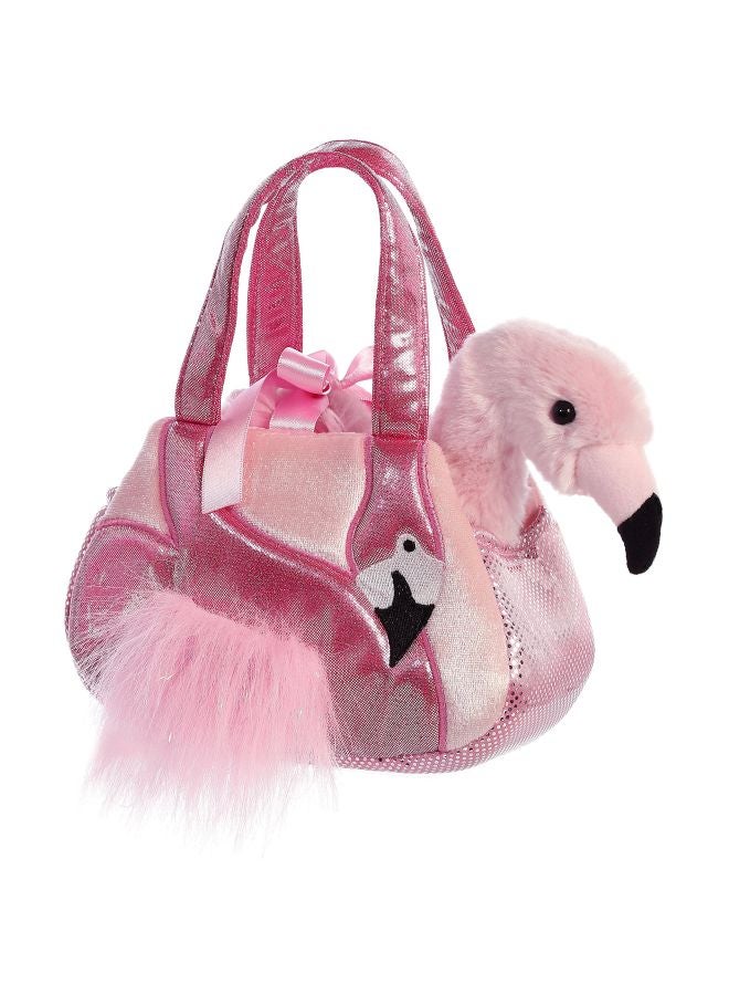 Flamingo With Pet Carrier 32835