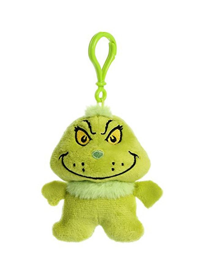 Grinch Clip On Plush Stuffed Toy 4inch