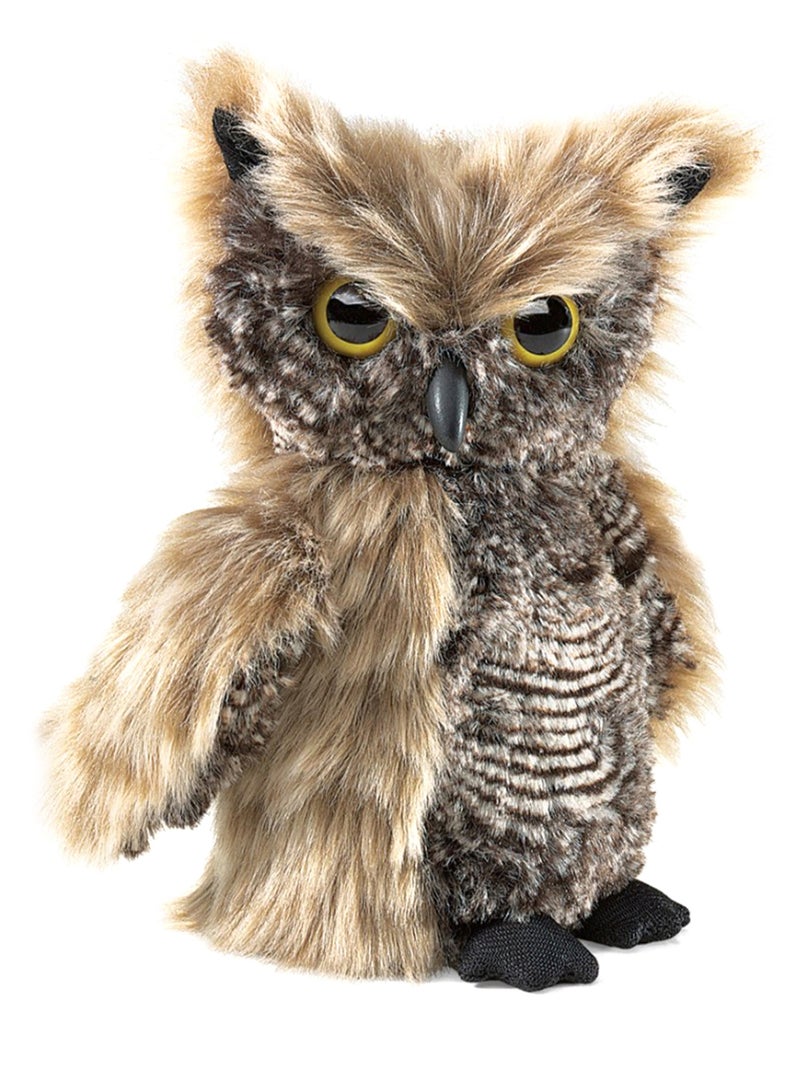Screech Owl Puppet 6.1inch
