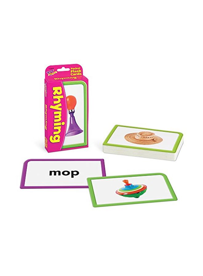 Pack Of 56 Rhyming Pocket Flash Card