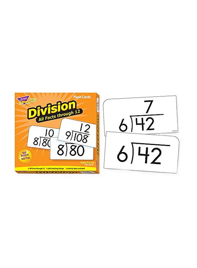 Division All Facts Through 12 Skill Drill Flash Cards T53204