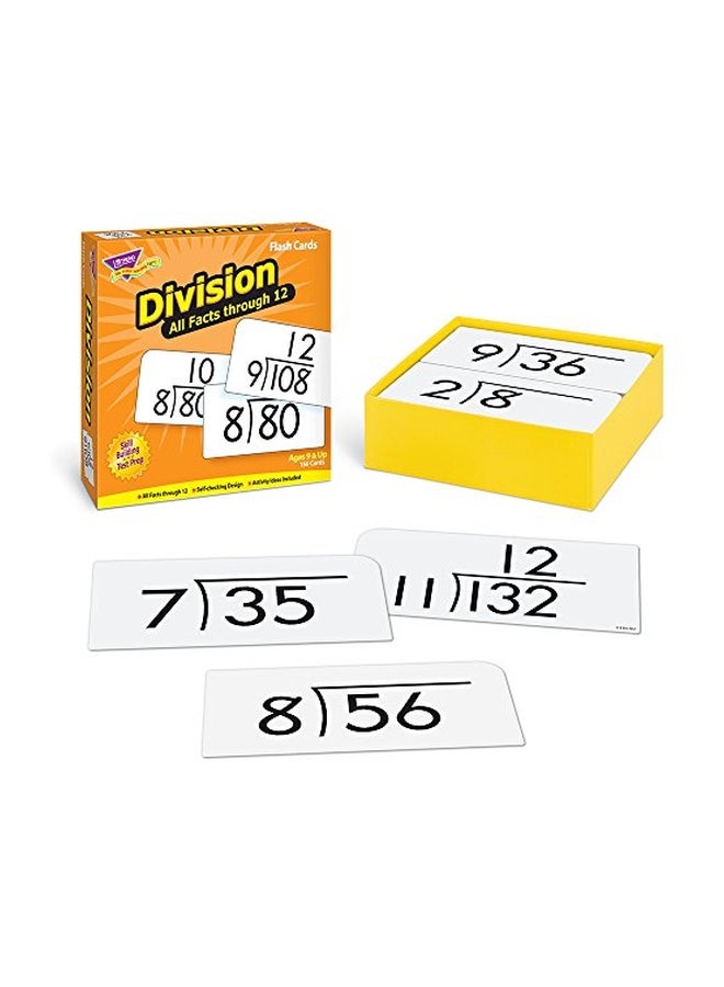 Division All Facts Through 12 Skill Drill Flash Cards T53204