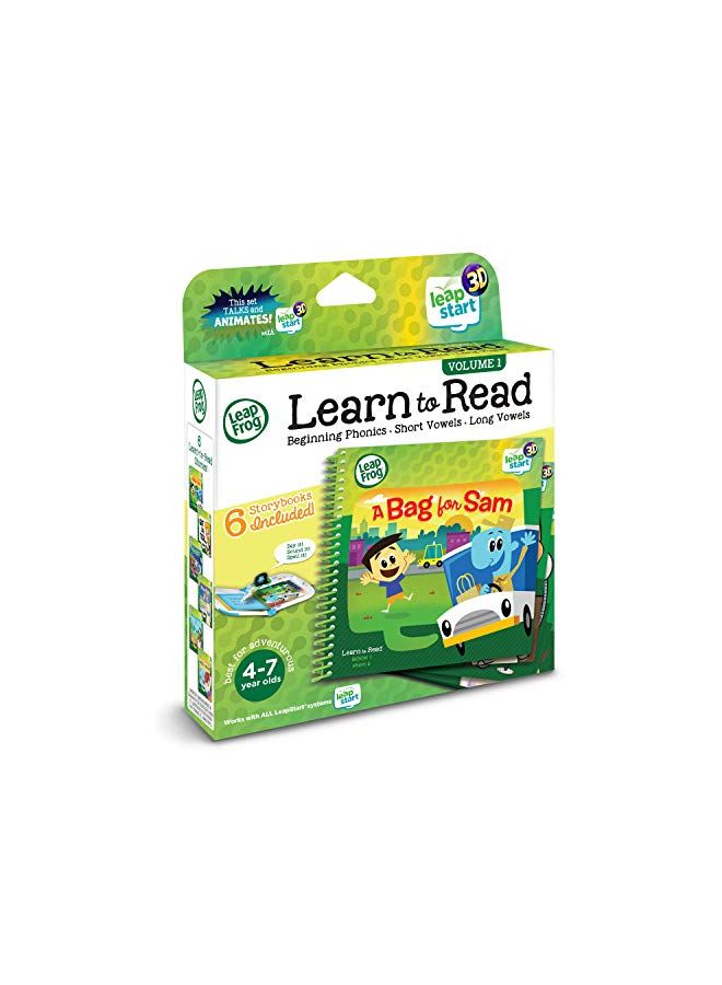 6-Piece Leapstart 3D Learn To Read Volume 1 Story Book 80-469900