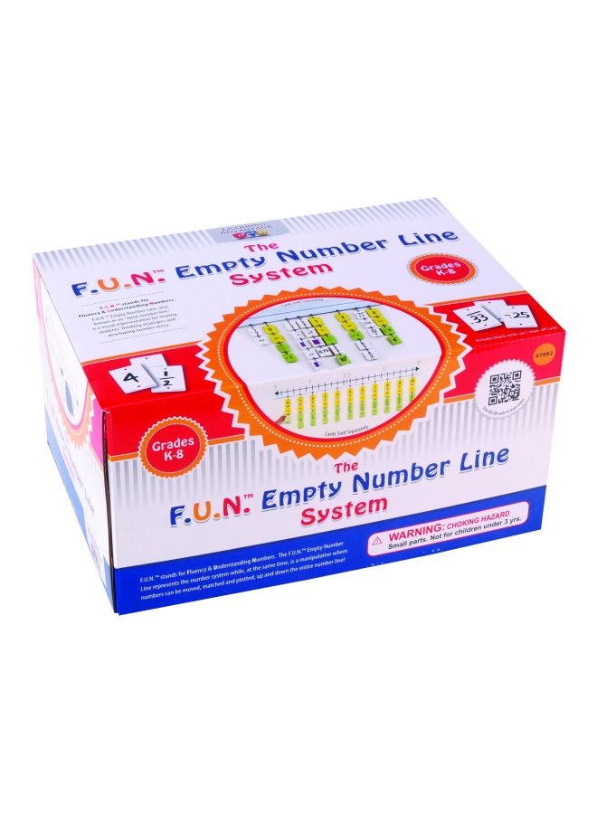 82-Piece F. U. N. Empty Number Line System Set