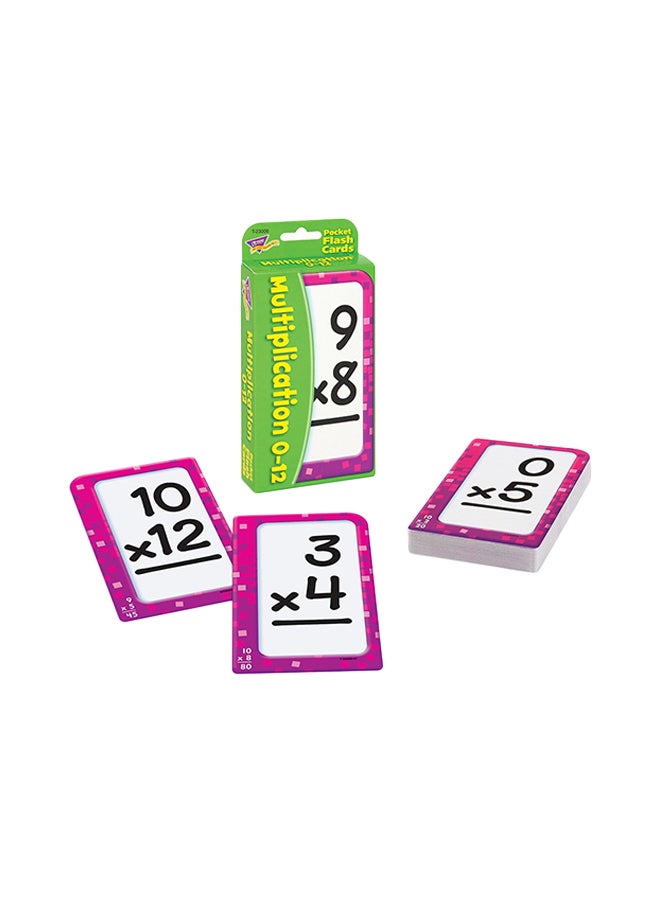 Multiplication Pocket Flash Cards