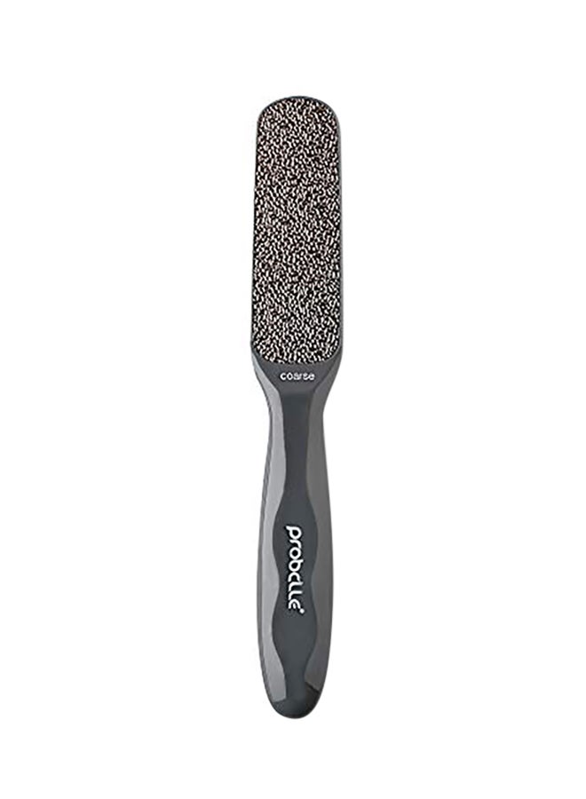 2-Sided Hypoallergenic Nickel Foot File Dark Grey