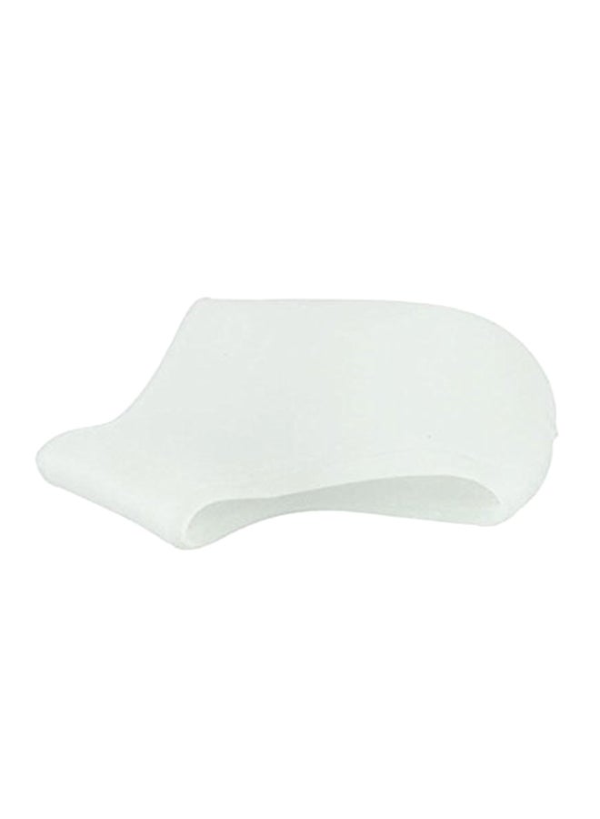 Silicone Heel Spur Relief Moisturizing Sock Cushion Protector White