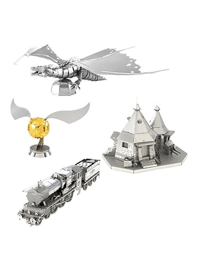 4-Piece Harry Potter 3D Metal Model Kit