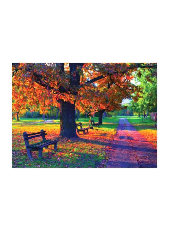 1500-Piece Walk In the Park Jigsaw Puzzle 33 x 24 inches 84x61cm
