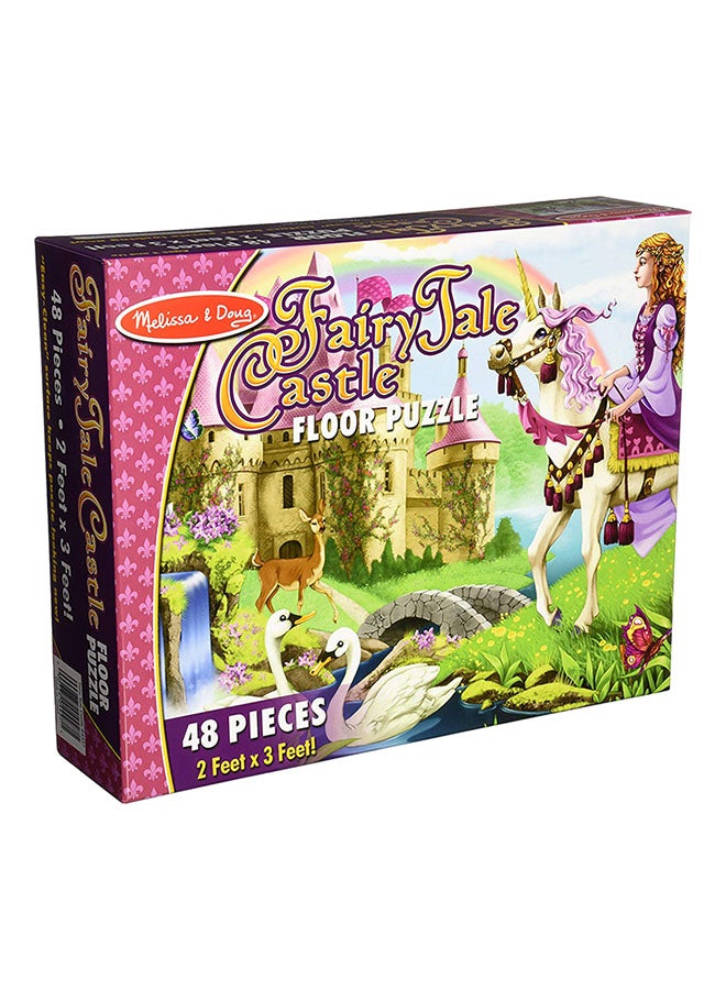 48-Piece Fairy Tale Castle Jumbo Jigsaw Floor Puzzle