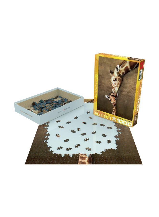 1000-Piece Giraffe Mother's K*** Puzzle EUROPZ-0301