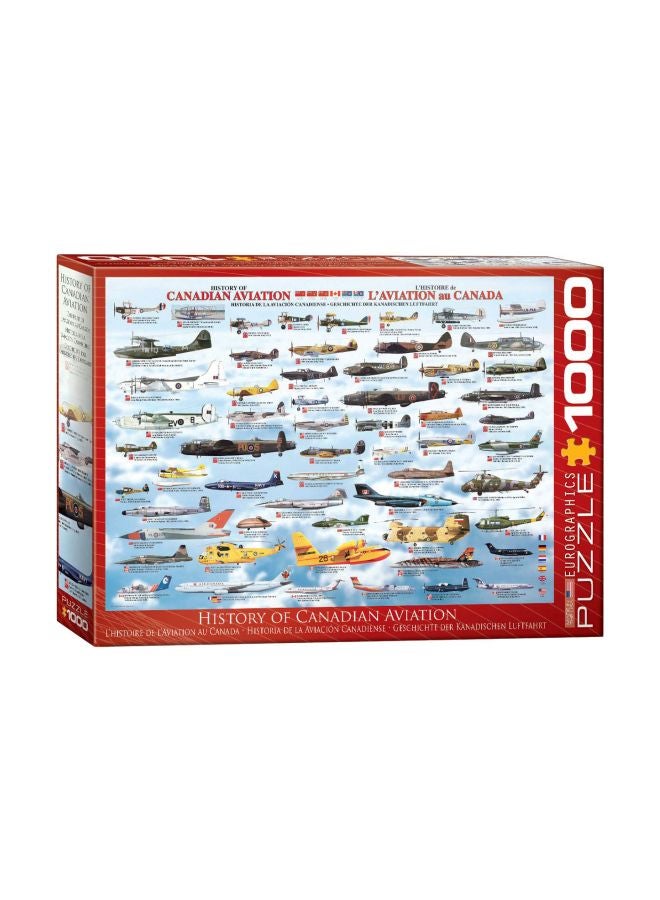 1000-Piece History Canadian Aviation Jigsaw Puzzle 6000-0231