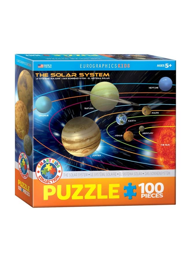 100-Piece The Solar System Jigsaw Puzzle 6100-1009