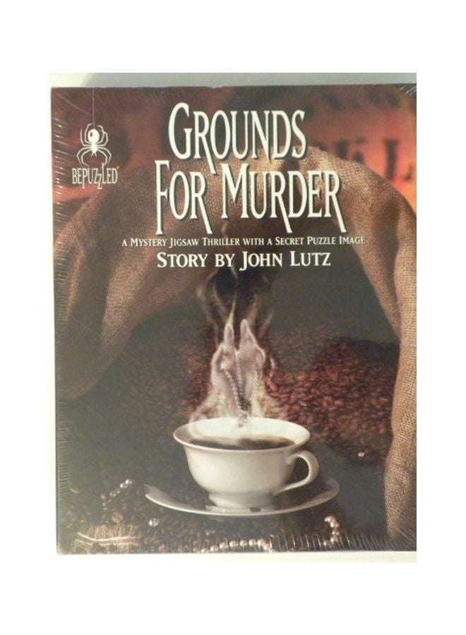 1000-Piece Grounds for Murder Mystery Jigsaw Puzzle Set