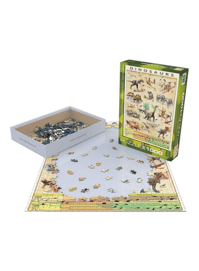 1000-Piece Dinosaurs Puzzle Set