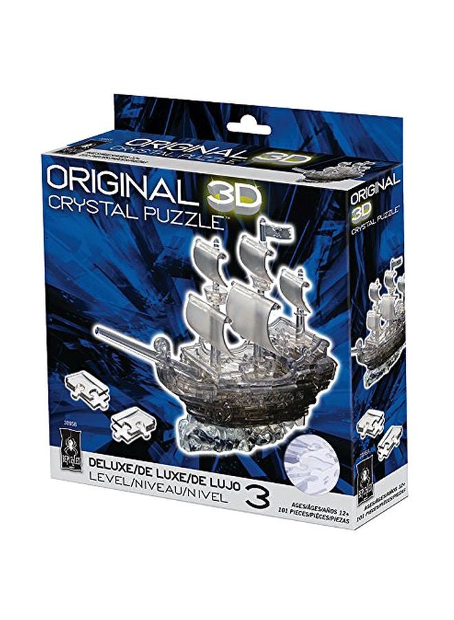 101-Piece 3D Crystal Deluxe Pirate Ship Puzzle Deluxe 30958