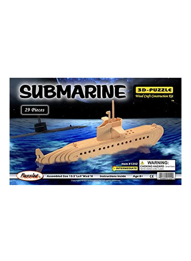 29-Piece Submarine 3D Puzzle 1242