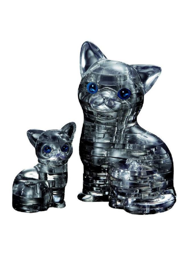 Cat And Kitten 3D Crystal Puzzle 30904