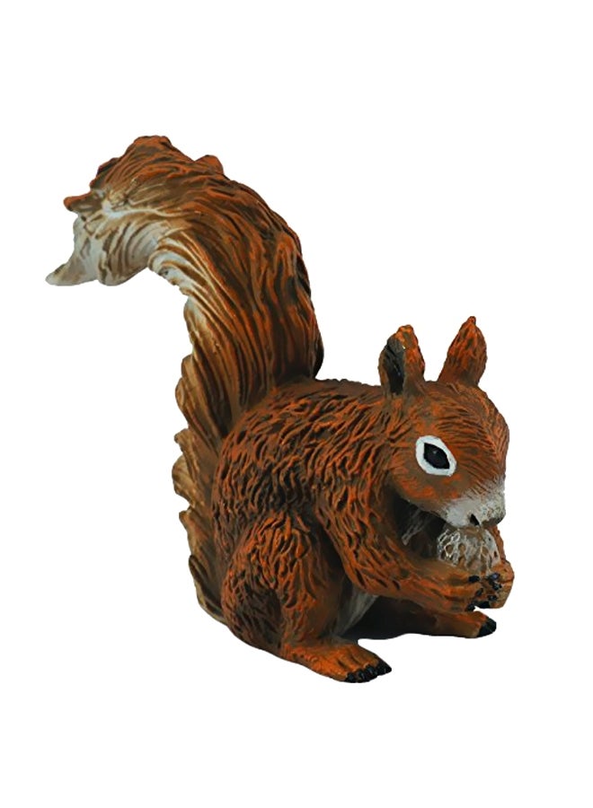 Squirrel Eating Miniature Toy Figure