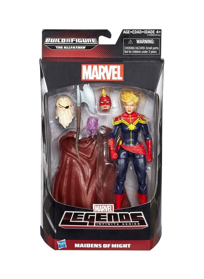 Legends Infinity Series Might Captain Marvel Action Figure 6inch