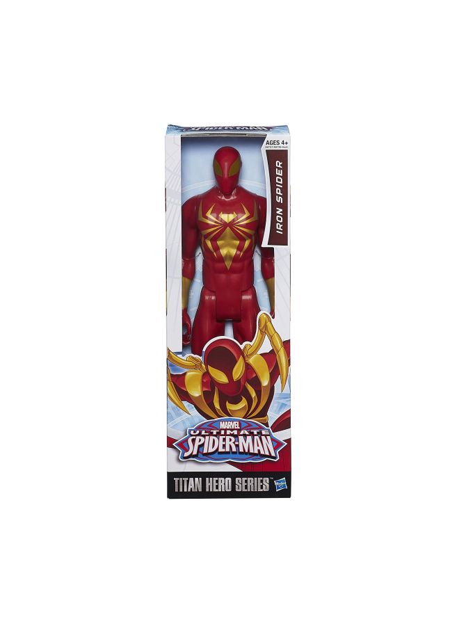 Marvel Ultimate Spider-Man Titan Hero Series Iron Spider Figure 12inch