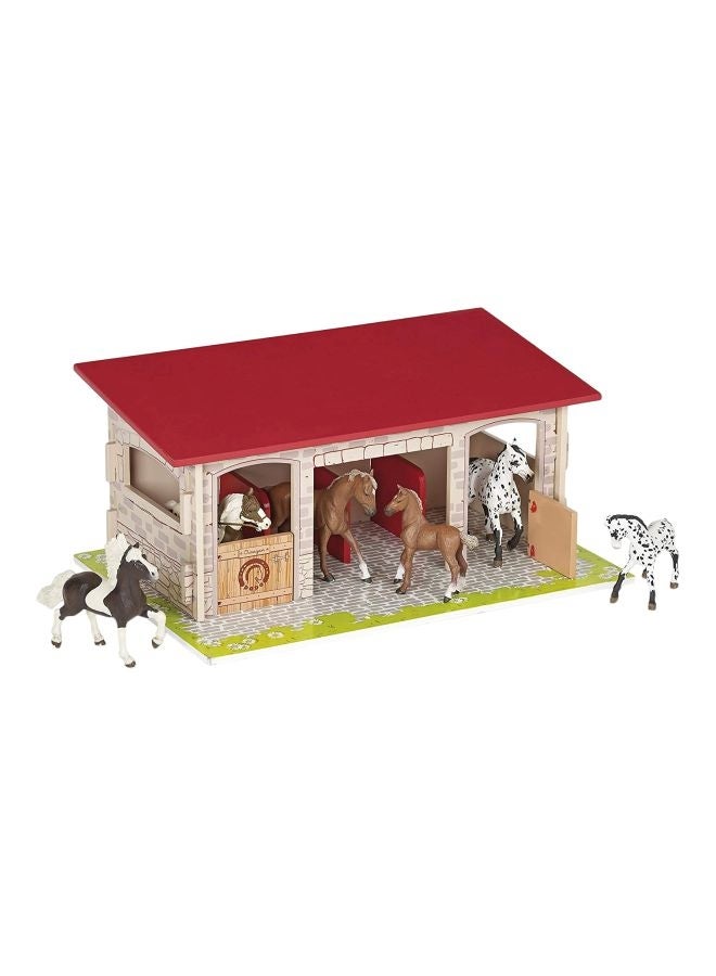 Horse Boxes Toy Figure Playset