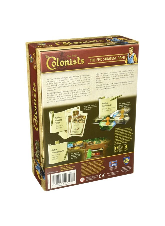 Colonists Board Game MFG3519