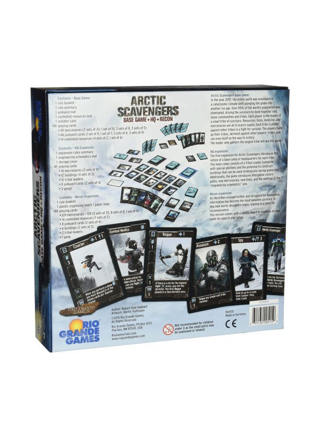 Arctic Scavengers With Recon Expansion Board Game RIO515