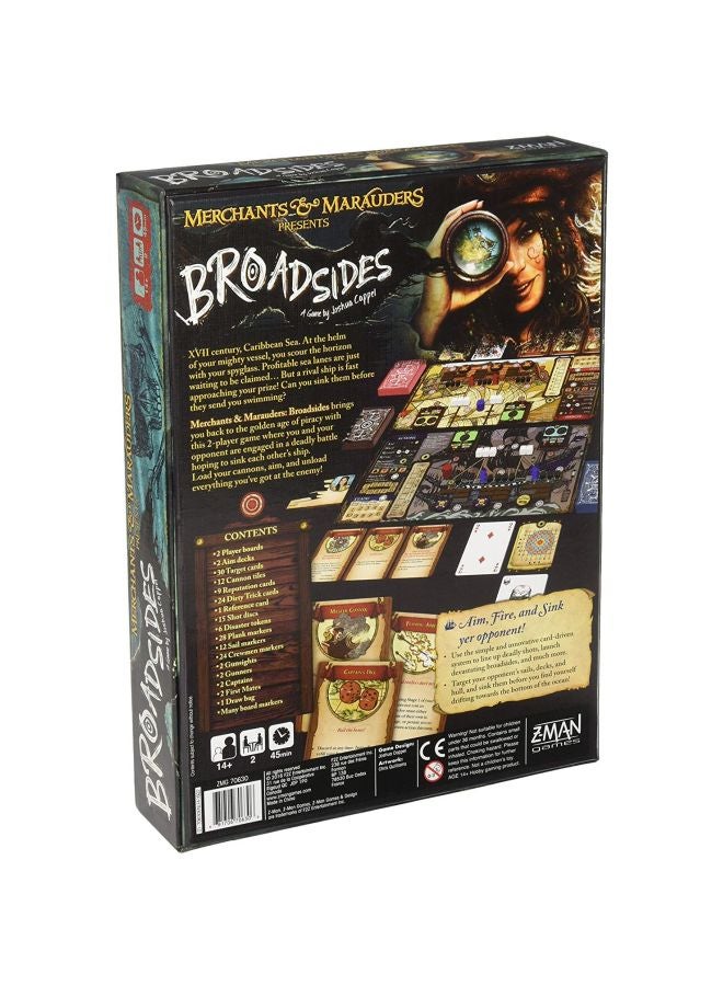 Merchants And Marauders Broadsides Board Game ZM7063