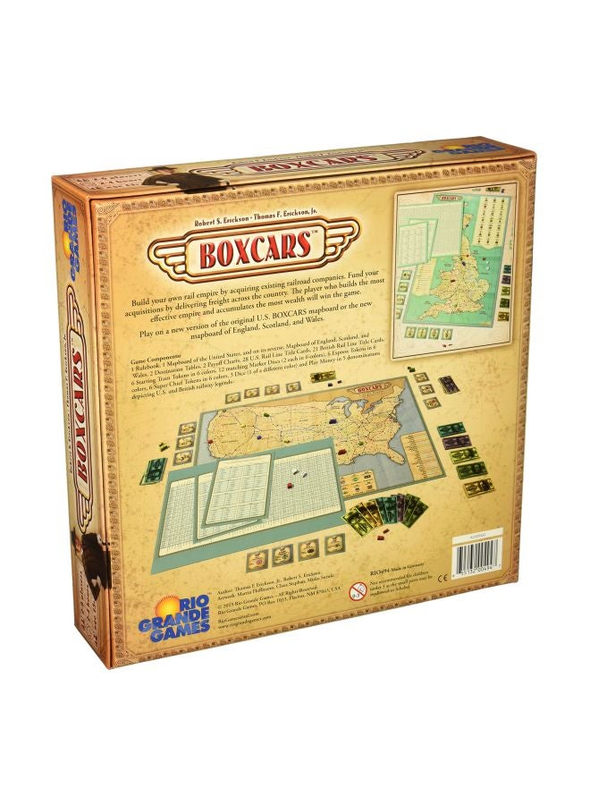Boxcars Board Game 494