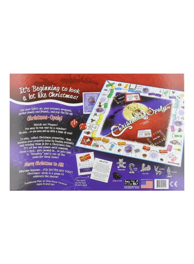 Christmas Opoly Board Game 5513852