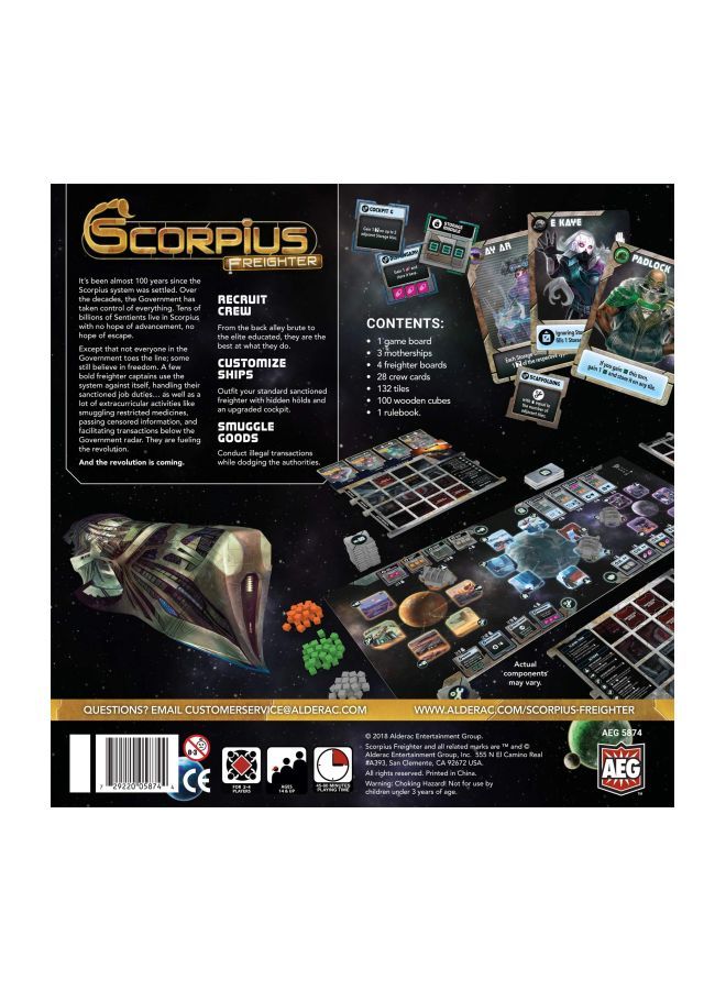 Scorpius Freighter Board Game ALD05874