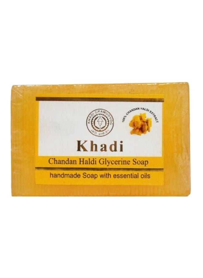 4-Piece Chandan Haldi Glycerine Soap 125grams