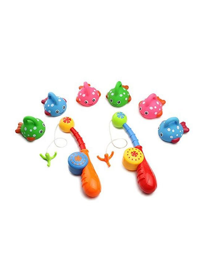 8-Piece Fishing Bath Toy Set