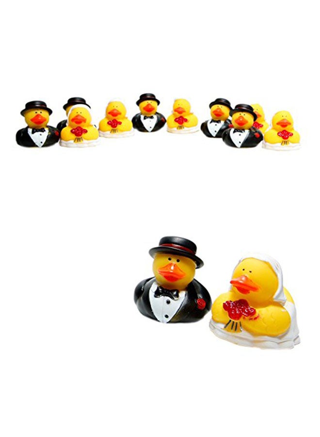 12-Piece Wedding Rubber Duckies Set