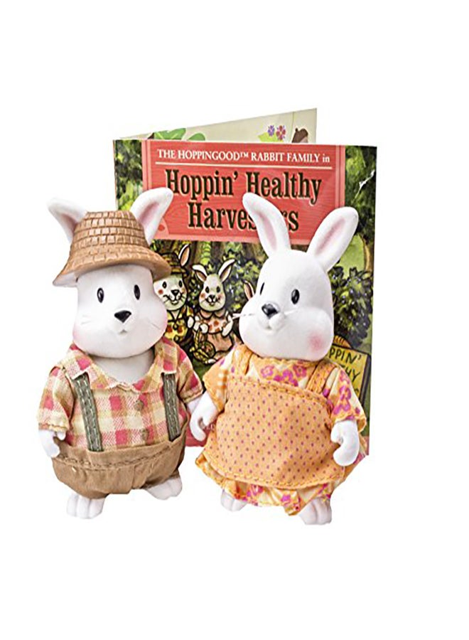 Hoppingoods Rabbit Family Set With Storybook