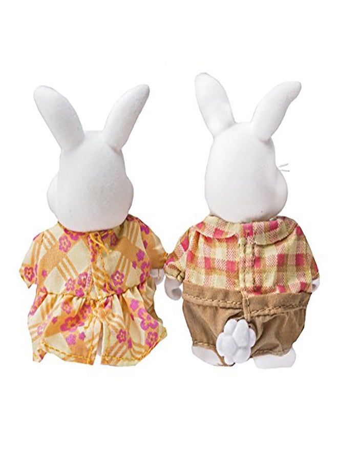 Hoppingoods Rabbit Family Set With Storybook