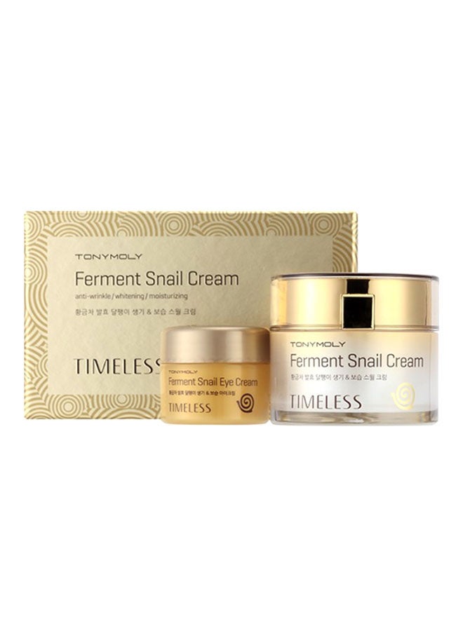 Timeless Ferment Snail Care Set (Snail Cream 50 ml + Eye Cream 20 ml)