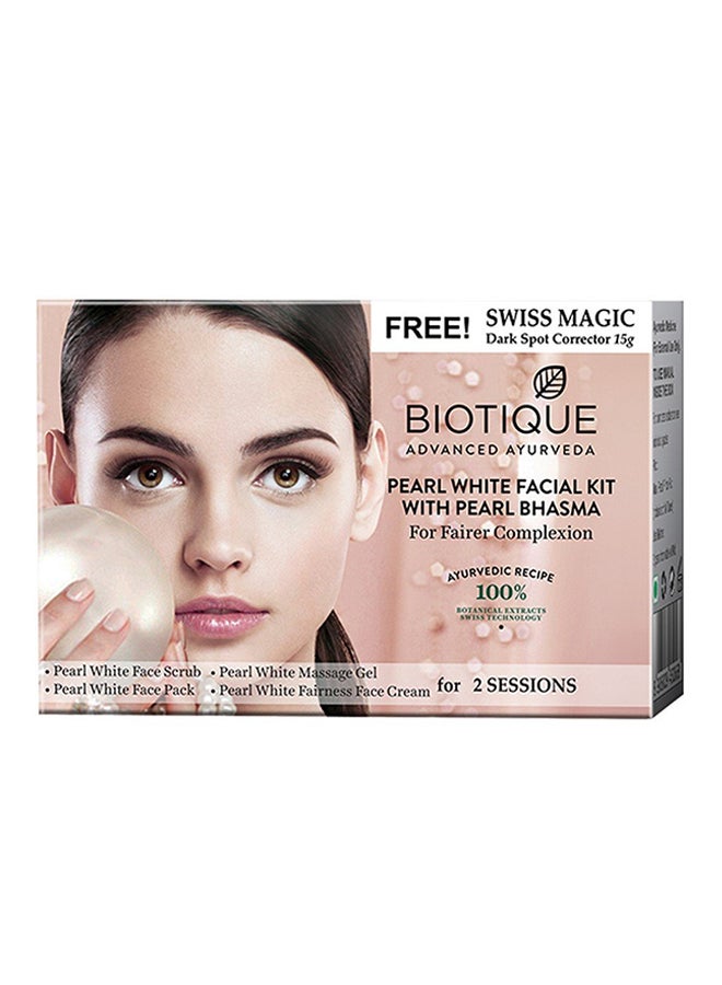 Bio Pearl White Facial Kit With Pearl Bhasma 75grams