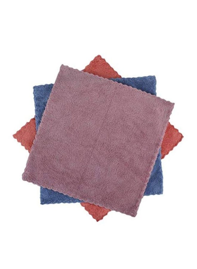 Pack Of 3 Face Makeup Remover Cloth Wipes Multicolour
