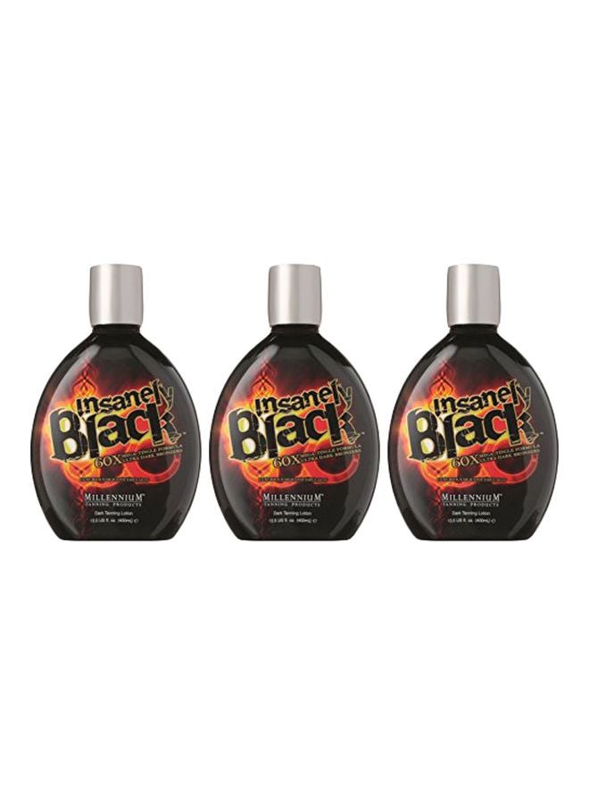 3-Piece Black Storm 60X Bronzer Tanning Lotion