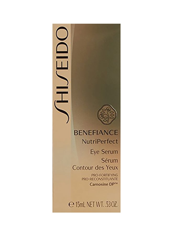 Benefiance Nutriperfect Eye Serum for Unisex, .53 Ounce Multicolour 0.01362kg