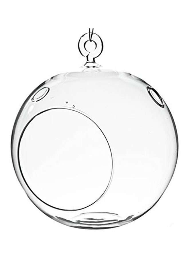 Round Hanging Votive Candle Holder Clear