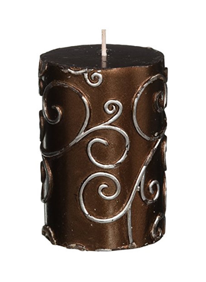 Pillar Candle Brown
