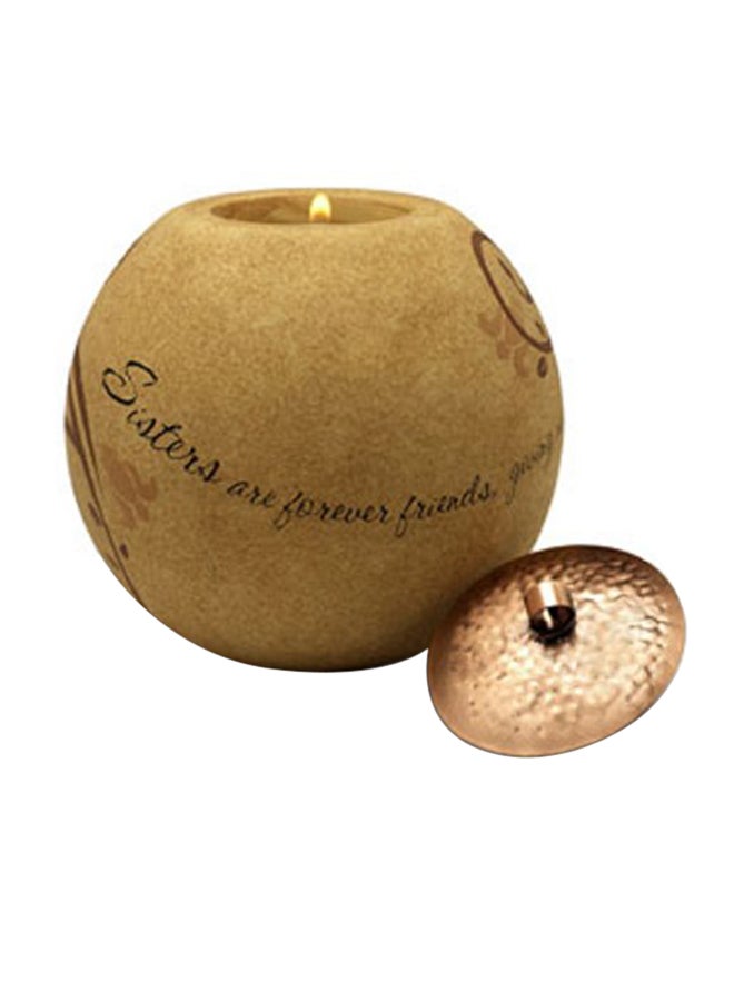 Round Candle Holder 4.5X4.5X4.5inch