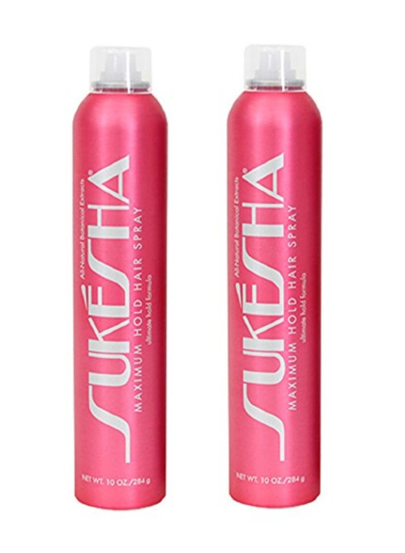 Pack of 2 Maximum Hold Hair Spray