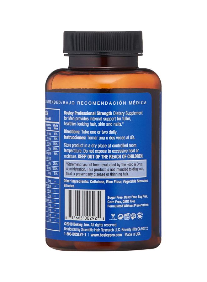 60-Piece Healthy Hair Vitality Supplement Capsules