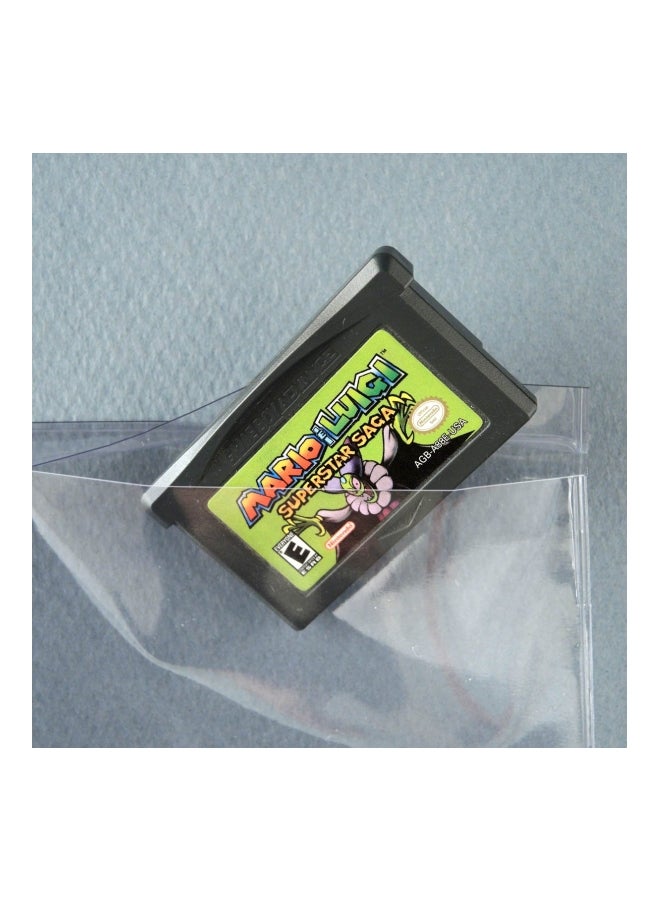 10-Piece Plastic Pages For Video Game Cartridge/Card